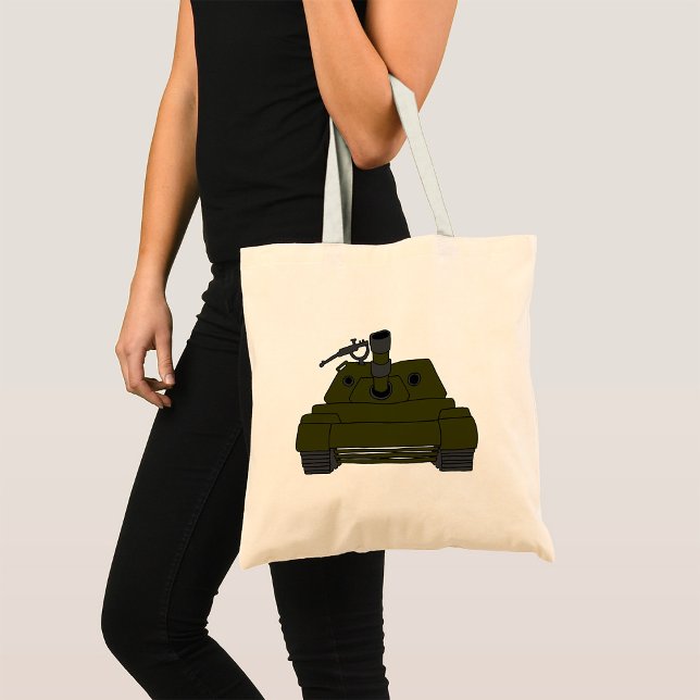 Military Tank Tote Bag (Creator Uploaded)
