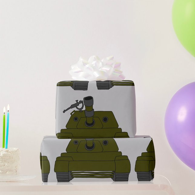 Military Tank Wrapping Paper (Creator Uploaded)