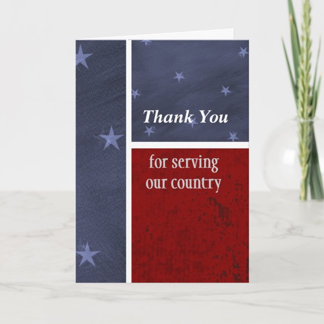 Military Thank You Patriotic Custom (Front)