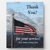 Military Thank You Plaque