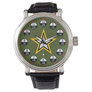 Military Time 24 hour  Watch