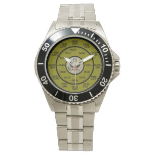 Military Time Drab Green Americana Watch