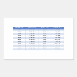 Military Time Sticker