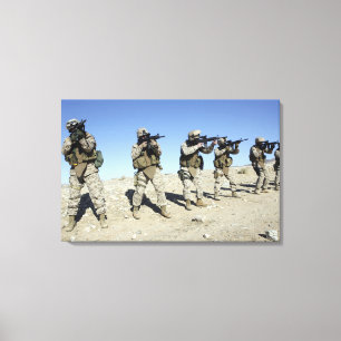 Military Transistion Team members Canvas Print