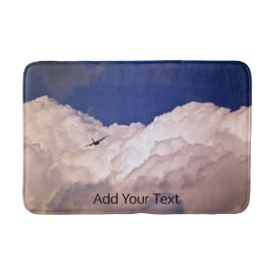 Military Transport Aeroplane by Shirley Taylor Bath Mat