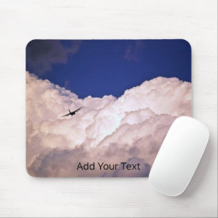 Military Transport Aeroplane by Shirley Taylor Mouse Mat