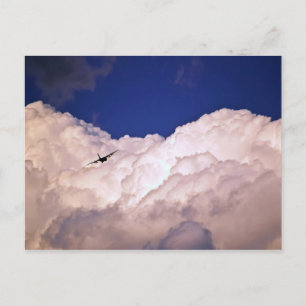 Military Transport Aeroplane by Shirley Taylor Postcard