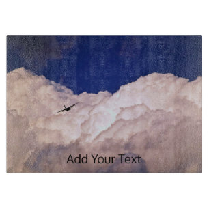 Military Transport Airplane by Shirley Taylor Cutting Board