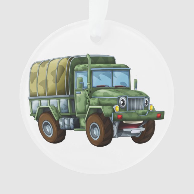 Military Truck - Appreciation Ornament (Front)