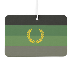 Military Uniform Pride Flag Car Air Freshener