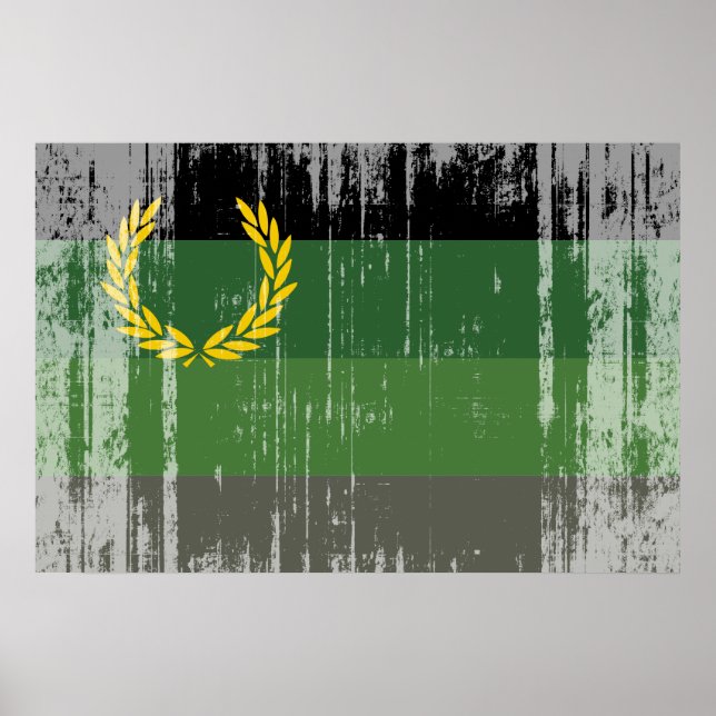 MILITARY UNIFORM PRIDE FLAG POSTER (Front)