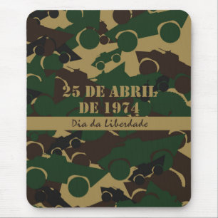 Military vehicle camouflage pattern mouse mat