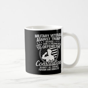 Military Veterans Against Trump 2020 Usa Election  Coffee Mug
