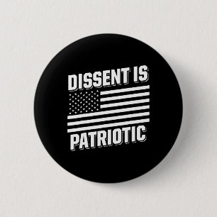 Military Veterans Against Trump Dissent Usa Electi 6 Cm Round Badge
