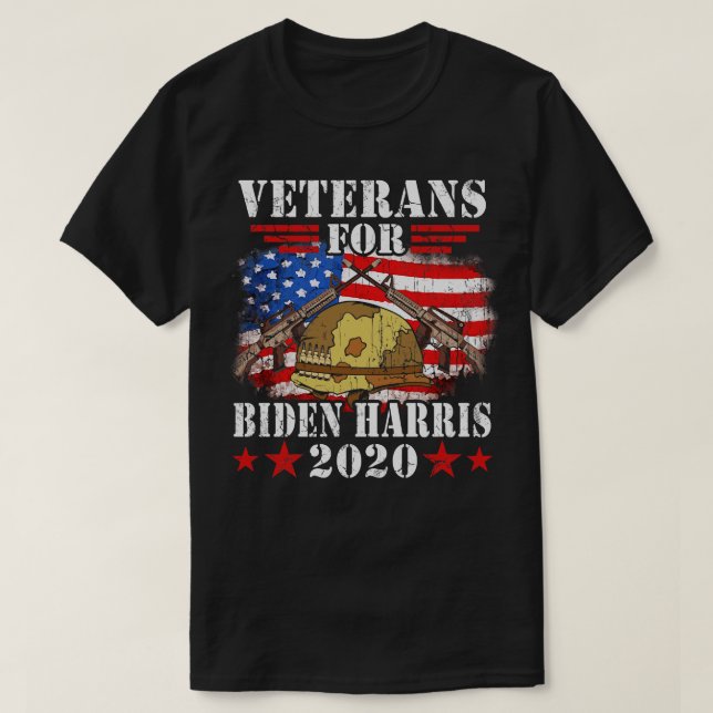 Military Veterans For  2020 T-Shirt (Design Front)