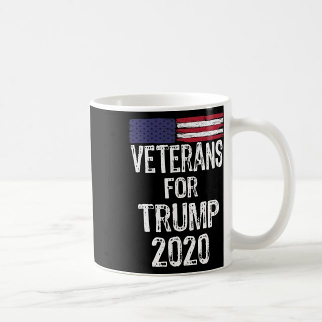 Military Veterans For Trump 2020 Election Anti Joe Coffee Mug (Right)