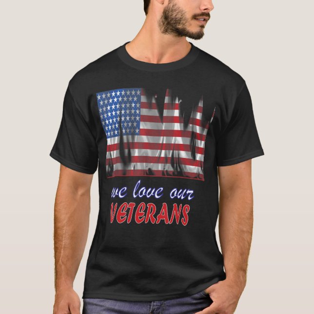 military Veterans T-Shirt (Front)