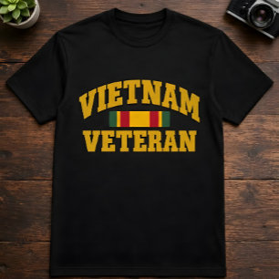 Military VIETNAM VETERAN Service T-Shirt
