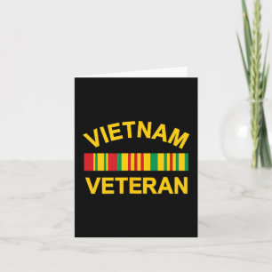 Military Vietnam Veteran Vintage Usa Soldier Card