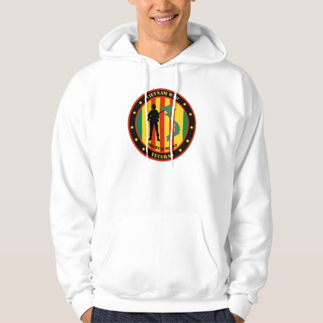 Military Vietnam War Veteran Hoodie (Front)