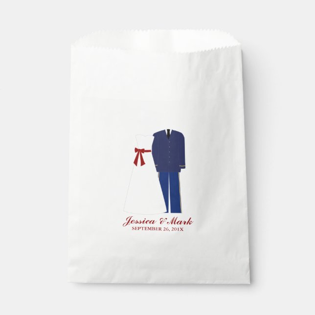 Military Wedding Favour Bags (Front)