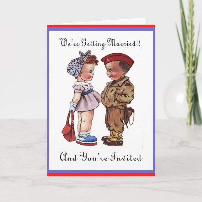 Military Wedding Invitation (Front)