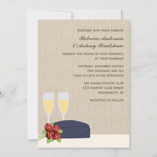 Military Wedding Invitations (Front)