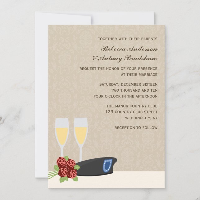 Military Wedding Invitations (Front)