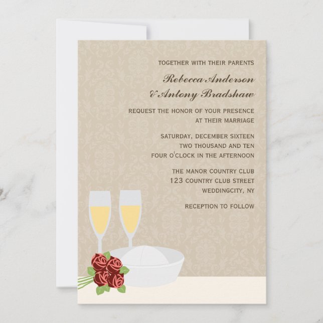 Military Wedding Invitations (Front)