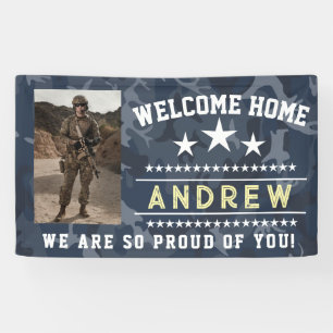 Military Welcome Home Banner - Army National Guard
