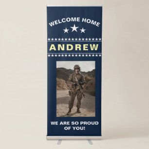 Military Welcome Home Banner - Army National Guard