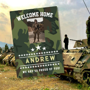 Military Welcome Home Invitation – Army National  Poster