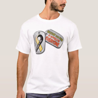 Military With PTSD Logo T-Shirt