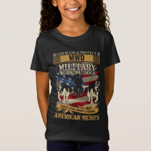 Military Working Dog - American Hero's Patriotic T-Shirt