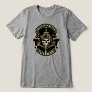 Military Working Dog Veteran K9 Emblem Tri-Blend Shirt