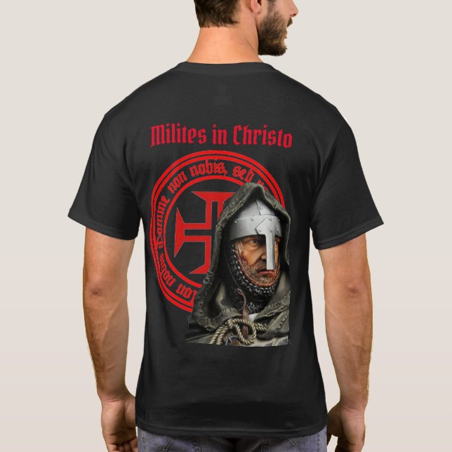 Milites in Christo T-shirt (Back)