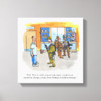 Militia Fridays canvas print