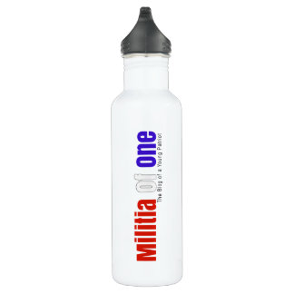 Militia Of One Water Bottle