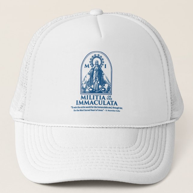 Militia of The Immaculata. Trucker Hat (Front)