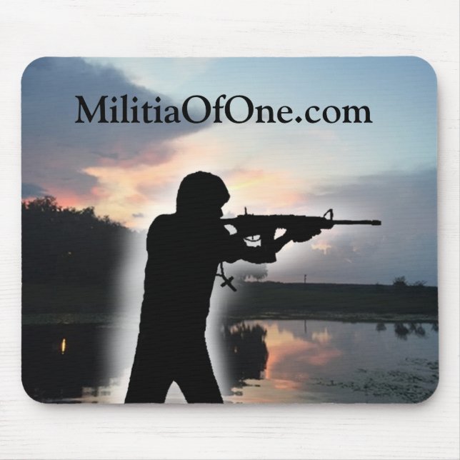 MilitiaOfOne.com Mousepad (Front)