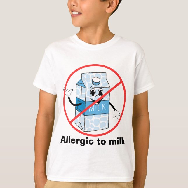 Milk Allergy T-Shirt (Front)