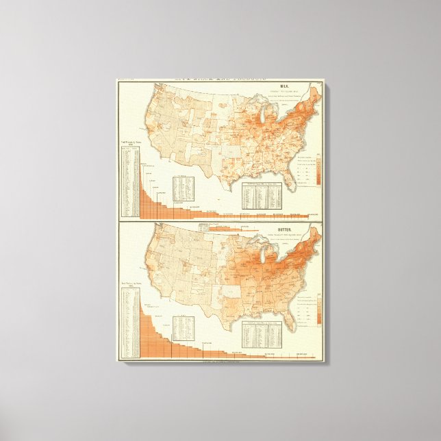 Milk and butter canvas print (Front)
