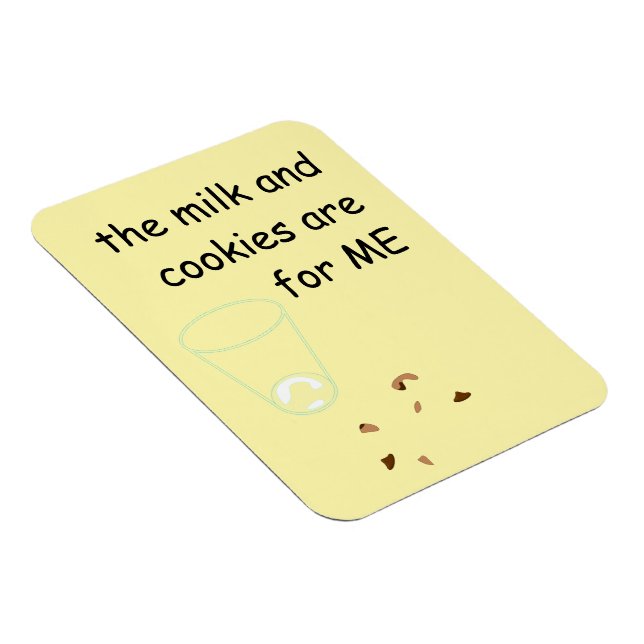 Milk and cookie crumb magnet (Right Side)