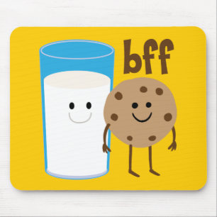 Milk And Cookies BFF Mouse Mat