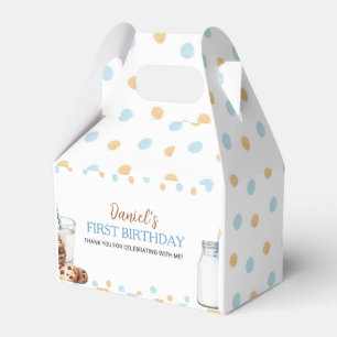 Milk And Cookies Birthday Party Favour Box
