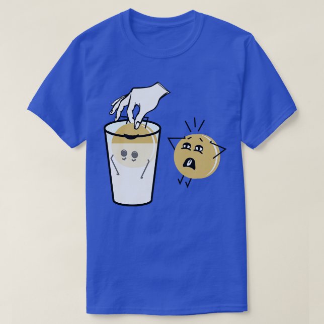 Milk and Cookies Dunk T-Shirt (Design Front)