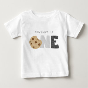 Milk and Cookies First Birthday Baby T-Shirt