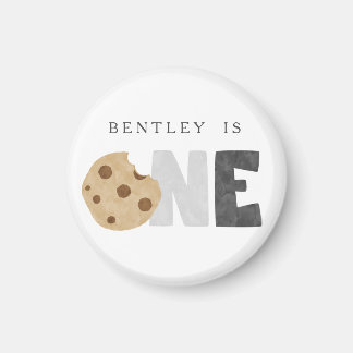 Milk and Cookies First Birthday Magnet