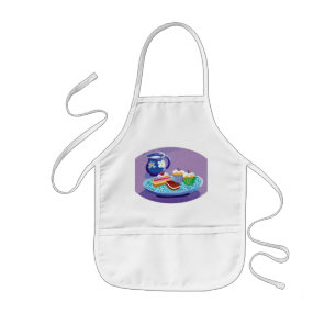 Milk and cookies kids apron