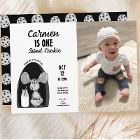 Milk and Cookies Mouse Sweet First Birthday Photo